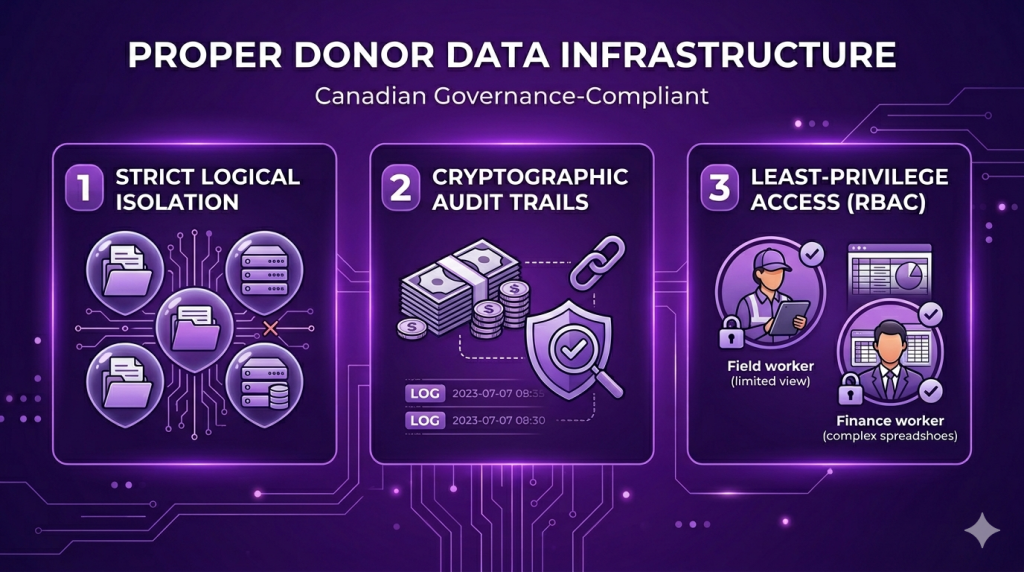 Proper Donor Data Infrastructure